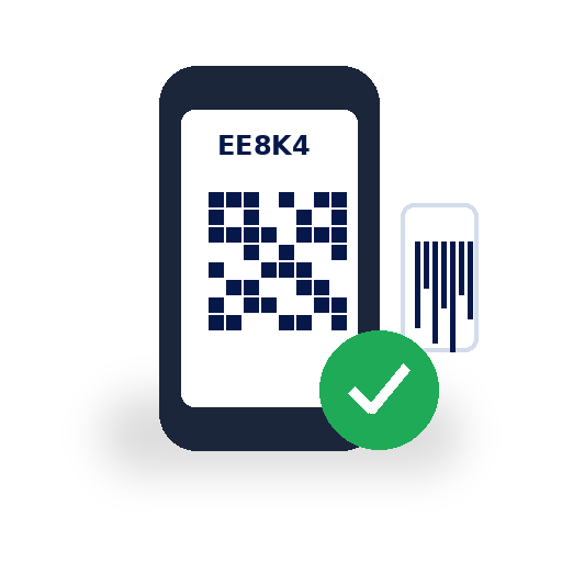 QR / barkod kontrolü
